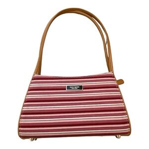 Kate Spade Pink Striped Shoulder Bag